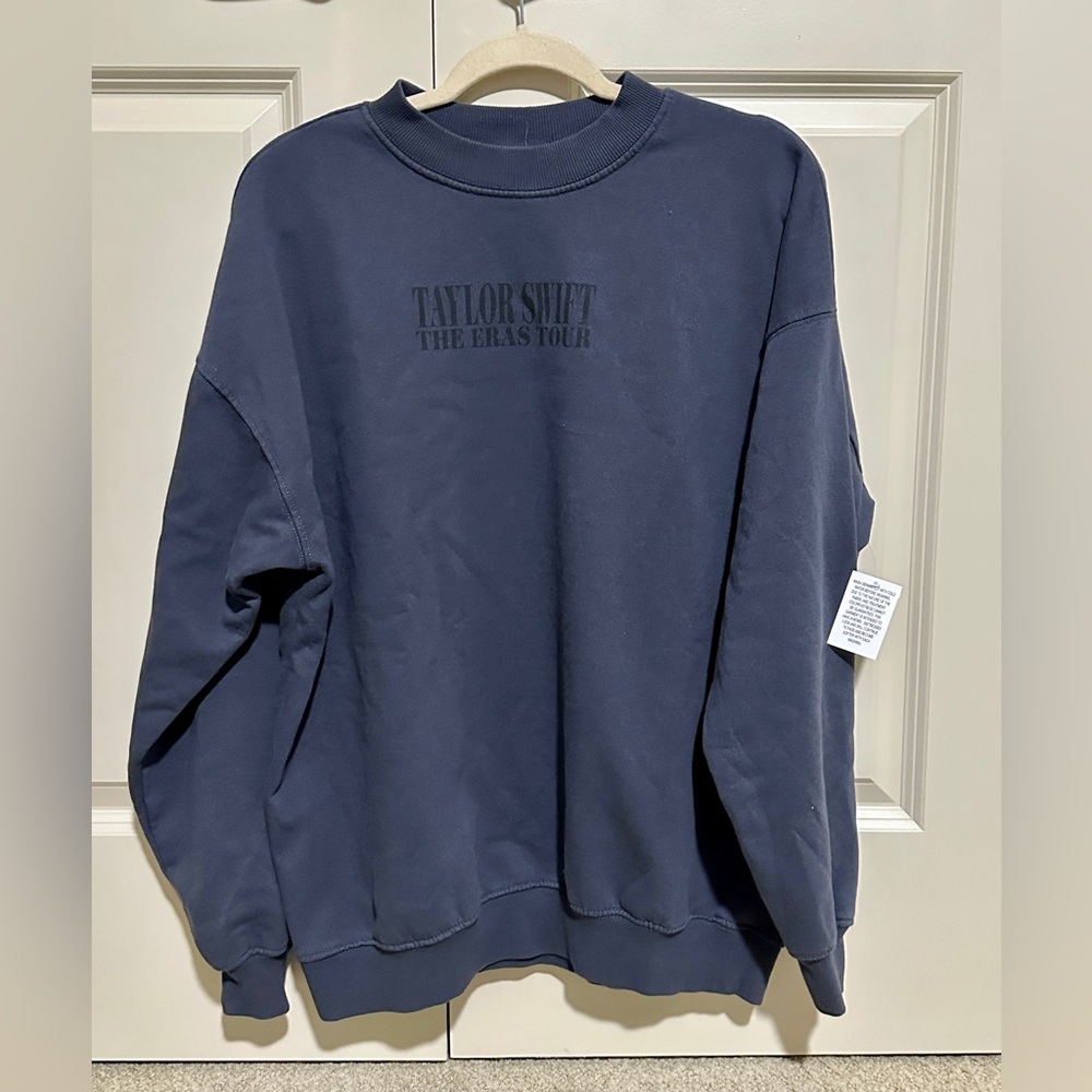 Taylor Swift Eras Blue Crewneck Size Small. New with tag.